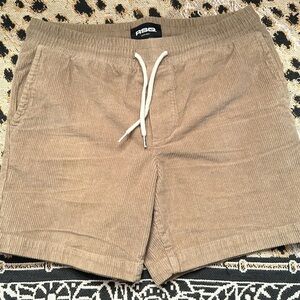 RSQ Corduroy Pull on shorts with Elastic waistband with drawstring.